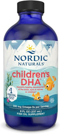 Nordic Naturals Children’s DHA Orange - 8 oz for Kids - 530 mg Omega-3 with EPA &amp DHA - Brain Development &amp Function - Non-GMO - 96 Servings