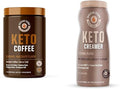 Rapid Fire Ketogenic Coffee Mix Caramel Macchiato with MCT Creamer Supports Metabolism Weight Loss Keto Diet 7.93 and 8.5 Ounces