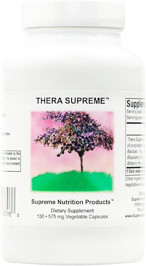 Supreme Nutrition Thera Supreme 130 Pure Herbal Combination Vegetarian Capsules