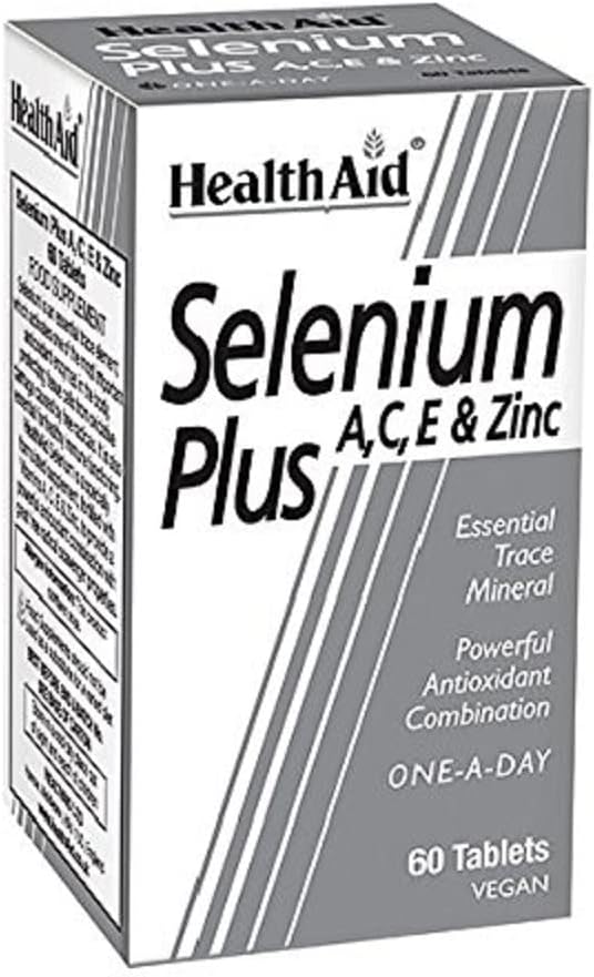 Health Aid Selenium Plus (Vitamins A C E &amp Zinc) 60 Tablets