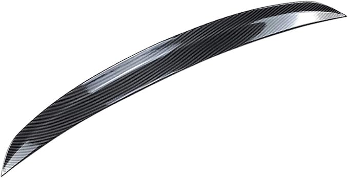 Compatible With Benz CLA Class X118 CLA200 260 CLA35 CLA45 AMG 2019-2022 Rear Trunk Lid Spoiler Wing Carbon Fiber Look Splitter Lip (Color : Glossy Black)