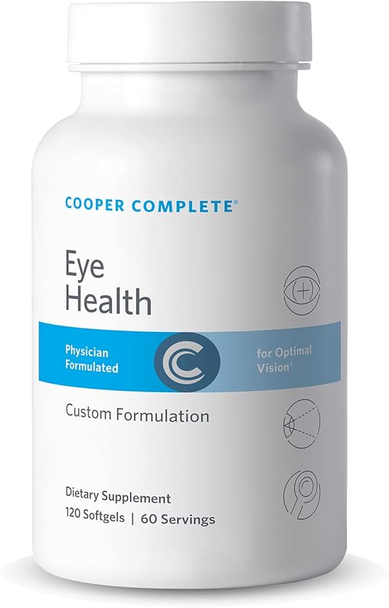 Cooper Complete - Eye Health Supplement - Lutein Meso Zeaxanthin and Zeaxanthin Vitamin C &amp E - 60 Day Supply Pack of 1
