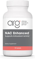 Allergy Research Group NAC Enhanced Supplement - N-Acetyl-L-Cysteine Glutathione Precursor Supports Immune Function Mucus Clearance - 90 Count