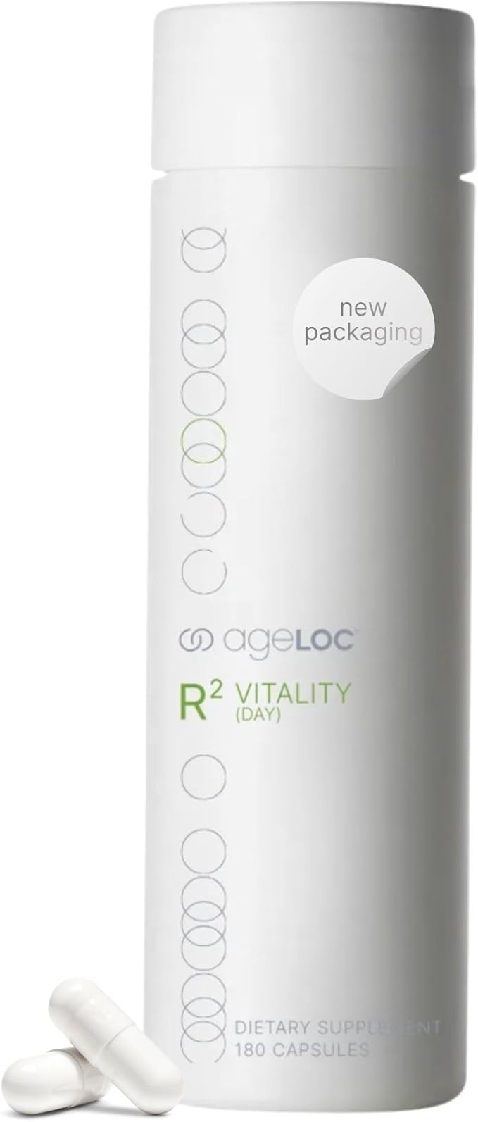 ageLOC Nu Skin R² Day - 1 Pack - Antioxidant Supplement with Resveratrol &amp Alpha-Lipoic Acid | Supports Energy Metabolic Processes &amp General Wellness