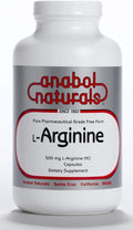 Anabol Naturals L-Arginine 500 mg 2000 Capsules