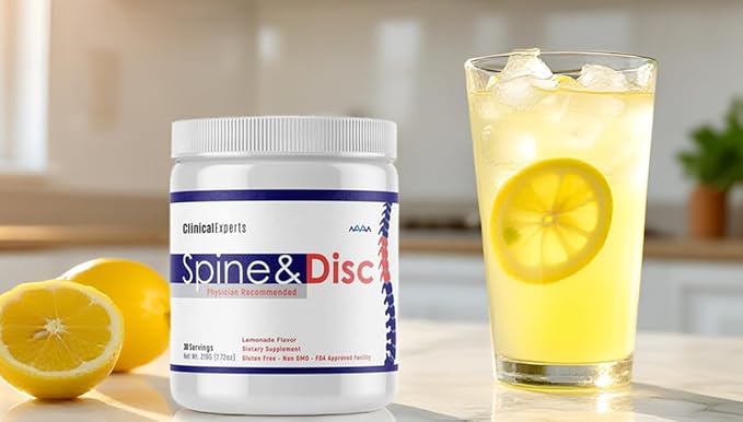 Navan Spine and Disc Osteo Nutrition Supplement Powder with Calcium Phosphorus Vitamin D Glucosamine Chondroitin MSM &amp Turmeric by Clinical Experts