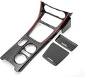 New Protective Center Control Covers Compatible with Mercedes Benz CLA C117 2013-2018 CLA180 CLA200 CLA 220 CLA250 (Carbon Look + Red Line)