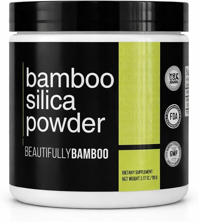 Bamboo Silica Extract Power [Hair Skin &amp Nails -150 Servings] - Beautifully Bamboo