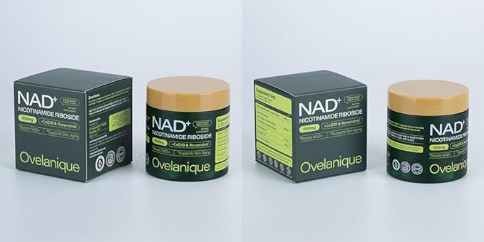 NAD Supplement with Nicotinamide Riboside &amp Resveratrol |NMNH Supplement Alternative| NAD+ Complex with Quercetin Phytosome &amp CoQ10 | Liposomal Delivery120 Capsules(Packaging May Vary)