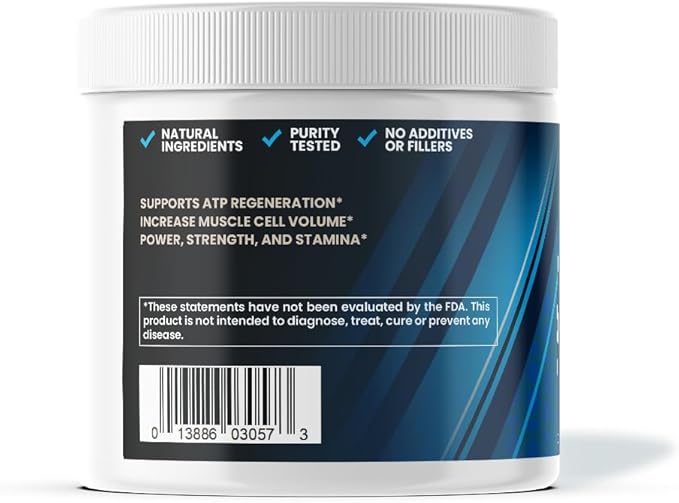 nbpure Micronized Creatine Monohydrate – Support Muscle Endurance Power Size Recovery– No Artificial Ingredients – Ideal for All Active Lifestyles