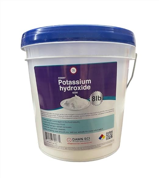 Potassium Hydroxide Flakes 8 LB/Caustic Potash Flakes