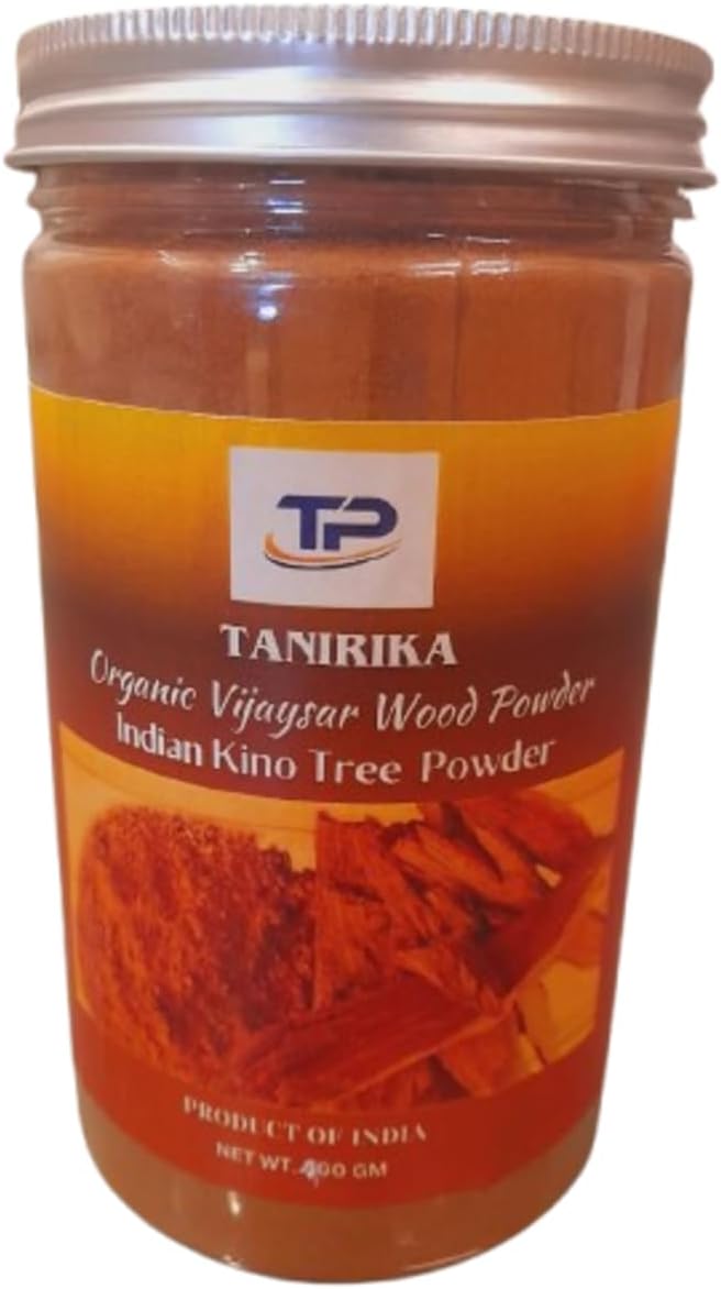 Vijaysar Organic Wood Powder/ 100% Natural/Health and Personal Care/ 400GM