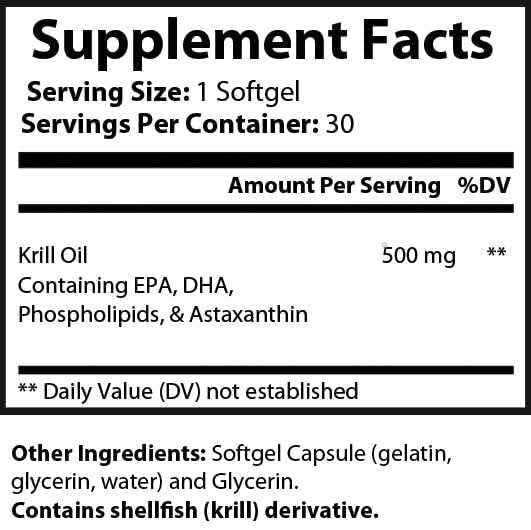 Polar Pure Krill Oil. Phospholipid-Bound Omega-3 DHA EPA Astaxanthin. Support for Heart Brain Eyes &amp Comfortable Movement. Health &amp Wellness Support. 30 Softgels