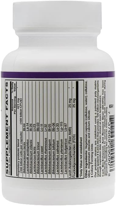 BariatricPal Probiotic 100 Billion CFU Gastrointestinal &amp Immune Health Capsules (30ct)