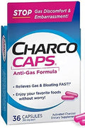 Activated Charcoal 260 mg Capsules 36 CP - Buy Packs and SAVE (Pack of 3)