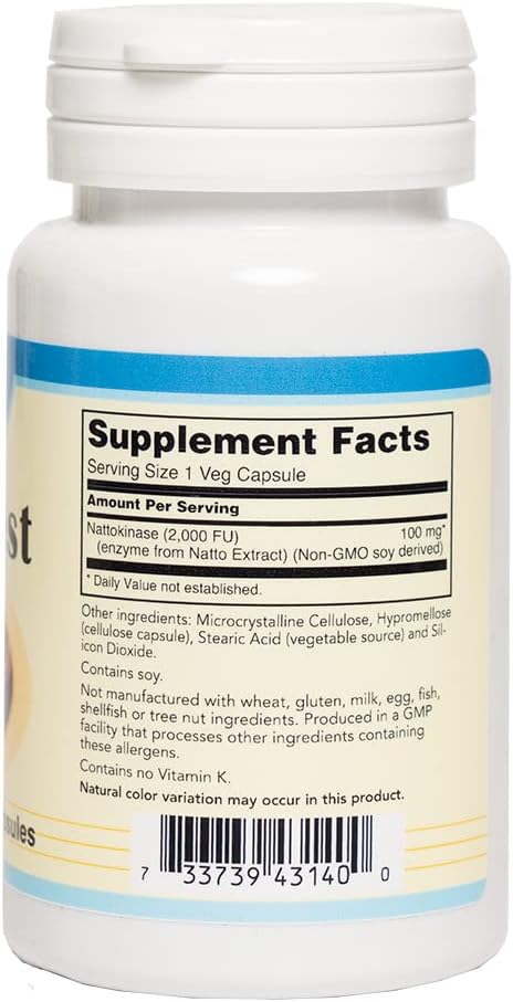 NattoBest™ - Supports Heart Health and Promotes Healthy Circulation with nattokinase an Enzyme Isolated from The Traditional Japanese Food natto. Created