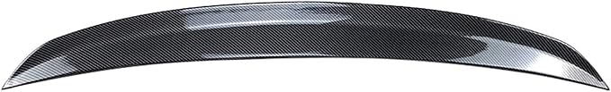 Compatible With Benz CLA Class X118 CLA200 260 CLA35 CLA45 AMG 2019-2022 Rear Trunk Lid Spoiler Wing Carbon Fiber Look Splitter Lip (Color : Glossy Black)