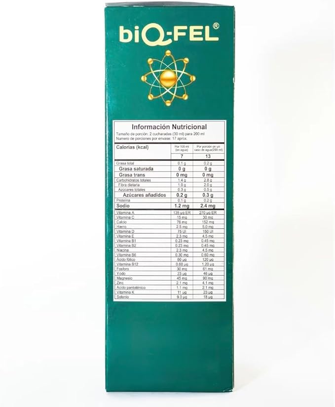 Daily Multivitamic for Men and Women Liquid Natural Extracts Energy Focus 500ml