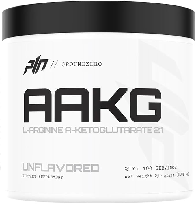 Project #1 Nutrition AAKG Pre-Workout Supplement L-Arginine A-Ketoglutarate Unflavored 100 Servings 250g