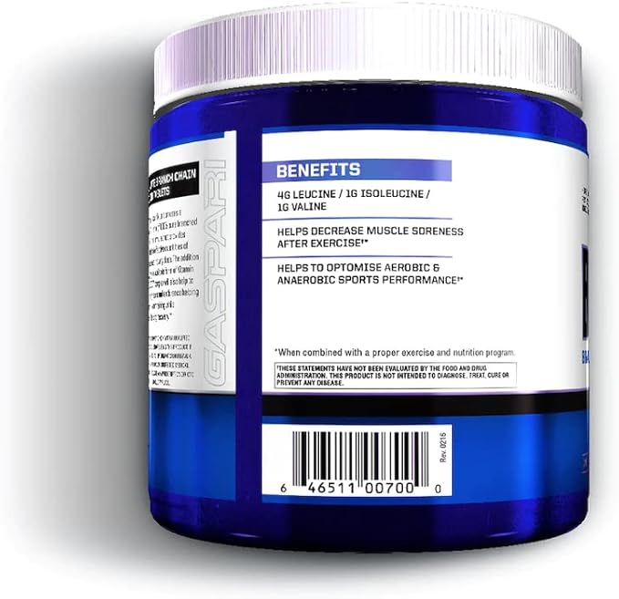 Gaspari Nutrition BCAA 6000 Branch Chained Amino Acid Tablets Decrease Muscle Soreness and Fatigue Optimize Aerobic and Anaerobic Sports Performance (30 Servings)