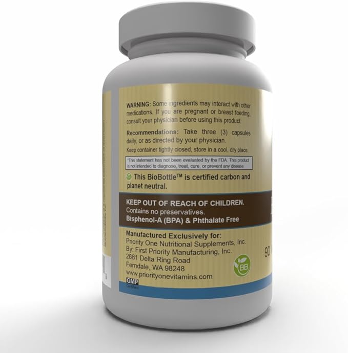 Priority One Vitamins Hyper GTF 90 Capsules - Metabolism Support*