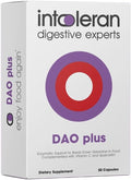 Intoleran DAO Plus Digestive Enzymes - 50 Capsules | Supplement for Histamine Intolerance &amp DAO Deficiency | Healthy Histamine Levels | 30000 HDU Diamine Oxidase (DAO) Enzyme | Vitamin C &amp Qu