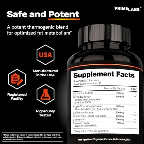 Prime Labs Creatine HCl + Thermogenic Burner