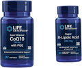 Life Extension Super Ubiquinol CoQ10 with PQQ CoQ10 PQQ shilajit Heart Health &amp Super R-Lipoic Acid – Longevity Supplement for Oxidative Stress Defense