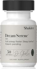 Shaklee - Dream Serene™ Melatonin Sleep Aid - Fall Asleep Faster Wake Up Refreshed - with Melatonin Valerian Lemon Balm L-Theanine - for Ultimate Beauty Sleep - 30 Softgels