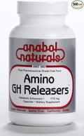 Anabol Naturals Amino GHReleasers Pre-Workout Amino Acid Supplement – MetaboEnhancer with L-Glutamine and L-Arginine for Lean Muscle 500 Capsules