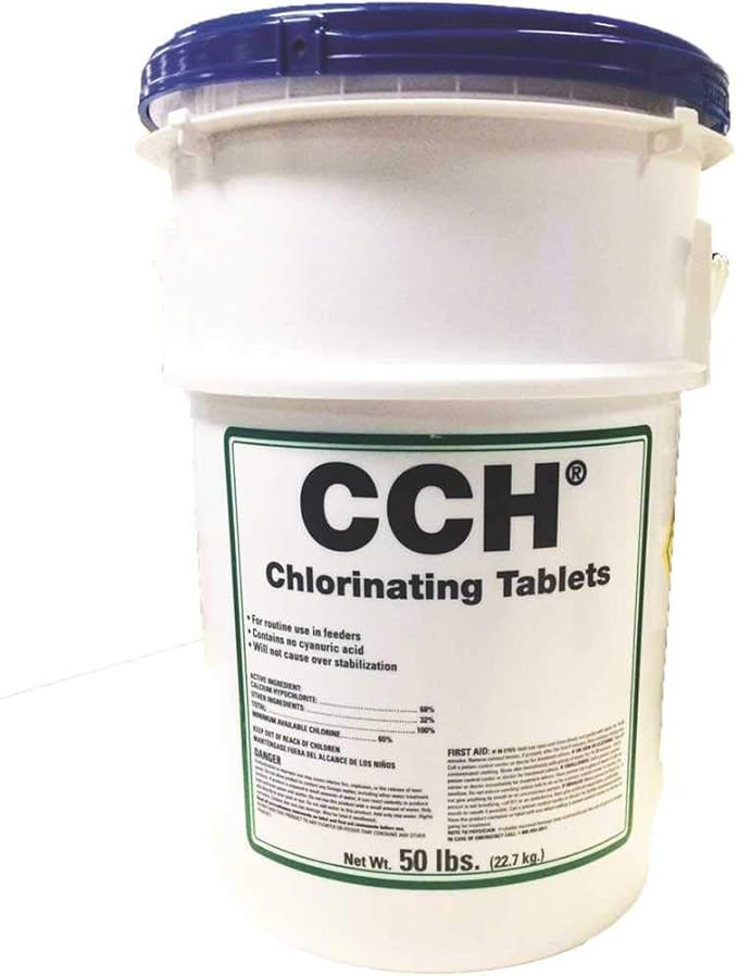 CCH Calcium Hypochlorite 2-5/8 in. Tablets 50 lbs. 23220