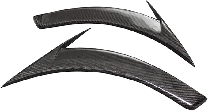 2PCS Compatible for Benz CLA Class W117 CLA180 CLA200 CLA250 2013-2019 Car Front Bumper Side Fenders Air Vent Covers Trims Parts Upgrade kit(Carbon Fiber)