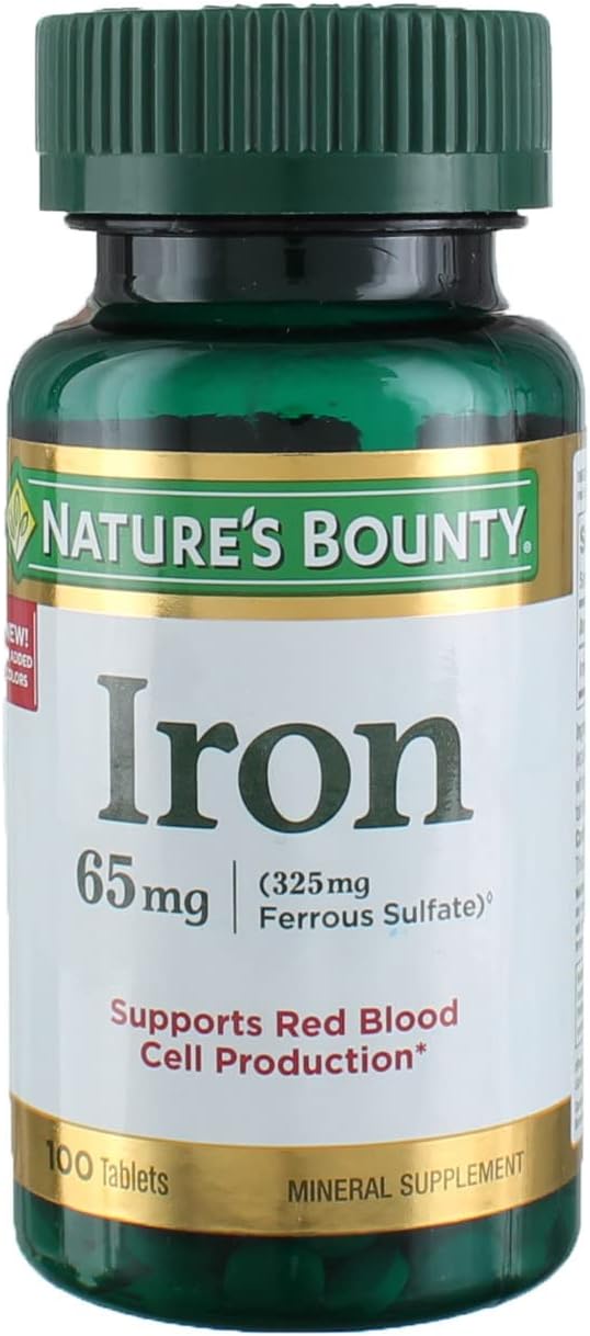 Iron 65 mg 4 Bottles (100 Count)