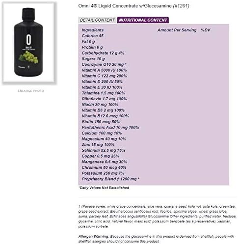 Omni IV with Glucosamine and Co-Q10 32 oz