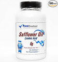 Safflower Oil Linoleic Acid 6g // 100 Capsules // Pure // by PureControl Supplements