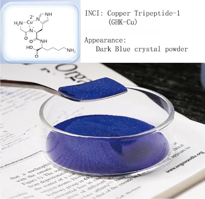 GHK-Cu Copper Peptide Powder CAS 49557-75-7 Purity 99+% 1 Gram