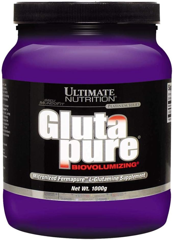 Ultimate Nutrition Glutapure 5000mg Biovolumizing Muscle Recovery Supplements with L-Glutamine Amino Acid Powder for Immune Function 1000g Powder 200 Servings
