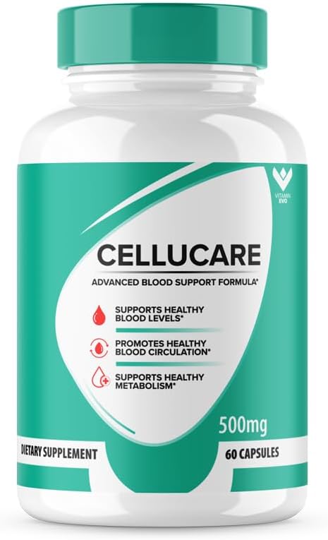 (3 Pack) Cellucare Advanced Blood Support Formula Supplement - Cellucare Blood Capsules - Maximum Strength Cellucare All Natural Treatment Cellu Care Pills Blood Support Reviews (180 Caps)