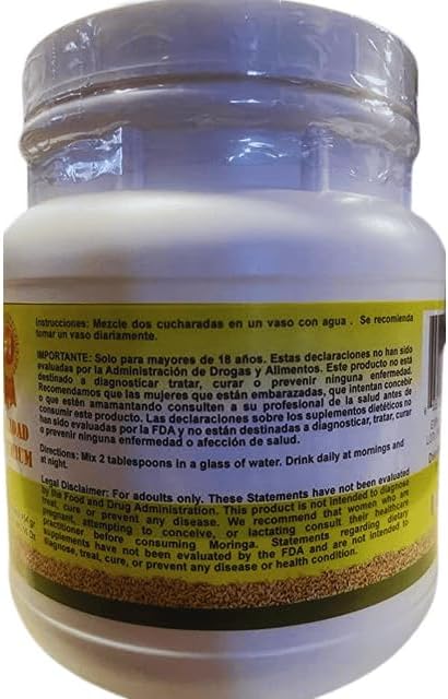 Leche de Alpiste (454g) Canary Seed Milk / 100% Natural Suplemento Alimenticio Bote