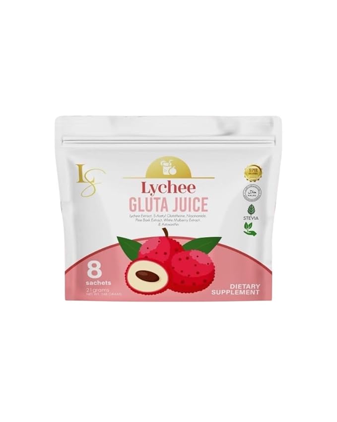 Luxe Beauty Lychee Gluta Juice 21g x 8 Sachets