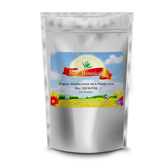 Best Botanicals Bladderwrack Herb Powder 8 oz. (Organic)