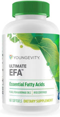 Youngevity Ultimate EFA™ – Omega 3 6 &amp 9 Supplement | Blend of Borage Flax &amp Fish Oils | Supports Heart Brain &amp Overall Health | 60 Soft Gels