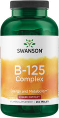 Swanson Vitamin B-125 Complex 250 Tabs