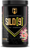 HOSSTILE SILO[9] EAA + Hydration Powder – Essential Amino Acids with Electrolytes EAA BCAA Intra Workout Powder &amp Post Workout Recovery Sour Watermelon 30 Servings