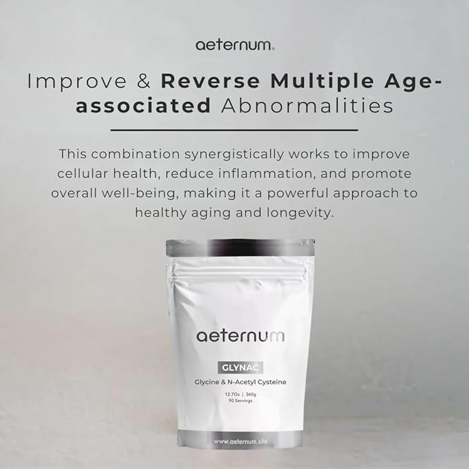 aeternum GLYNAC (Glycine &amp N-Acetyl Cysteine) Powder - 360g