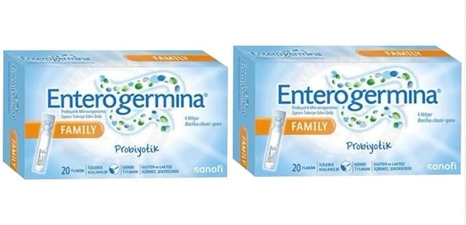 EnterogerminaFamily 4 Billion 20 Vials 2 Packs Total 40 Vials-(Pack of 2)