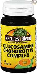 Nature's Blend Glucosamine Chondroitin Complex Tablets - 60 ct Pack of 2