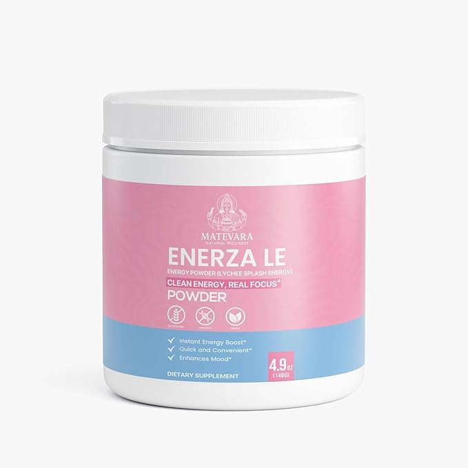 Enerza Energy Powder | 140g (4.94 Oz) (Lychee Splash)
