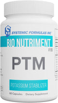 Systemic Formulas PTM Potassium Stabilizer 60 Capsules Bio Nutriment #155.