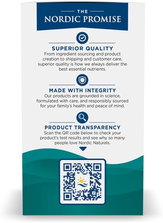 Nordic Naturals Nordic Flora Probiotic Daily - 60 Capsules - 4 Probiotic Strains with 12 Billion Cultures - Optimal Wellness Immune Support Digestive Health - Non-GMO Vegan - 30 Servings